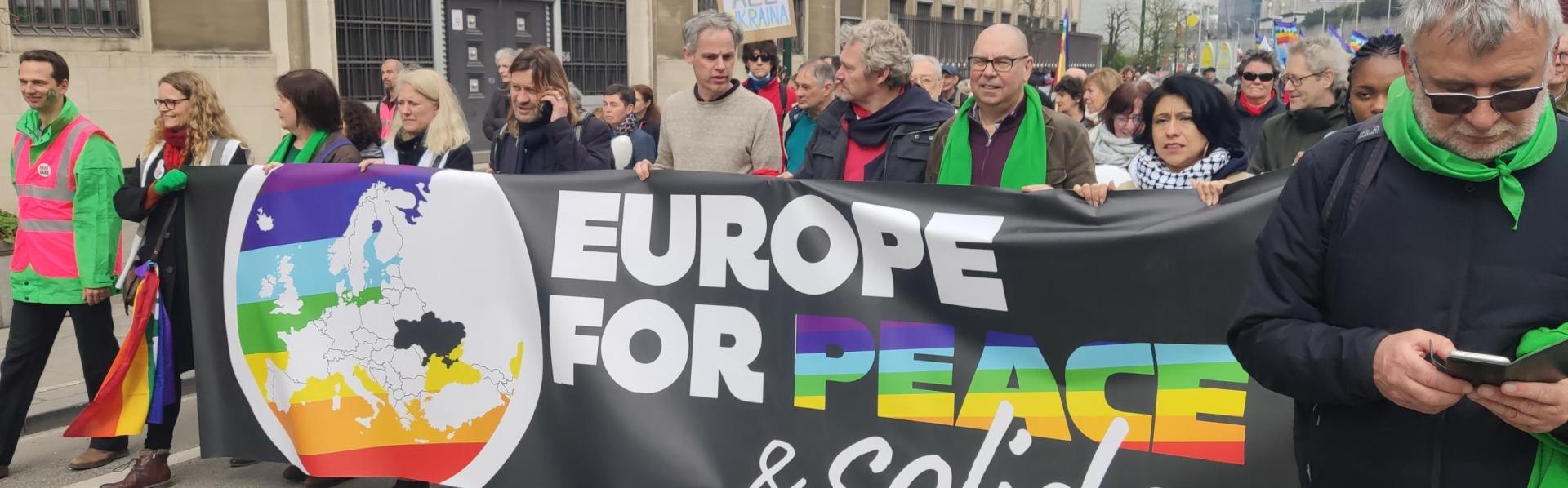 Manifestatie 27 maart 2022 Europe for Peace