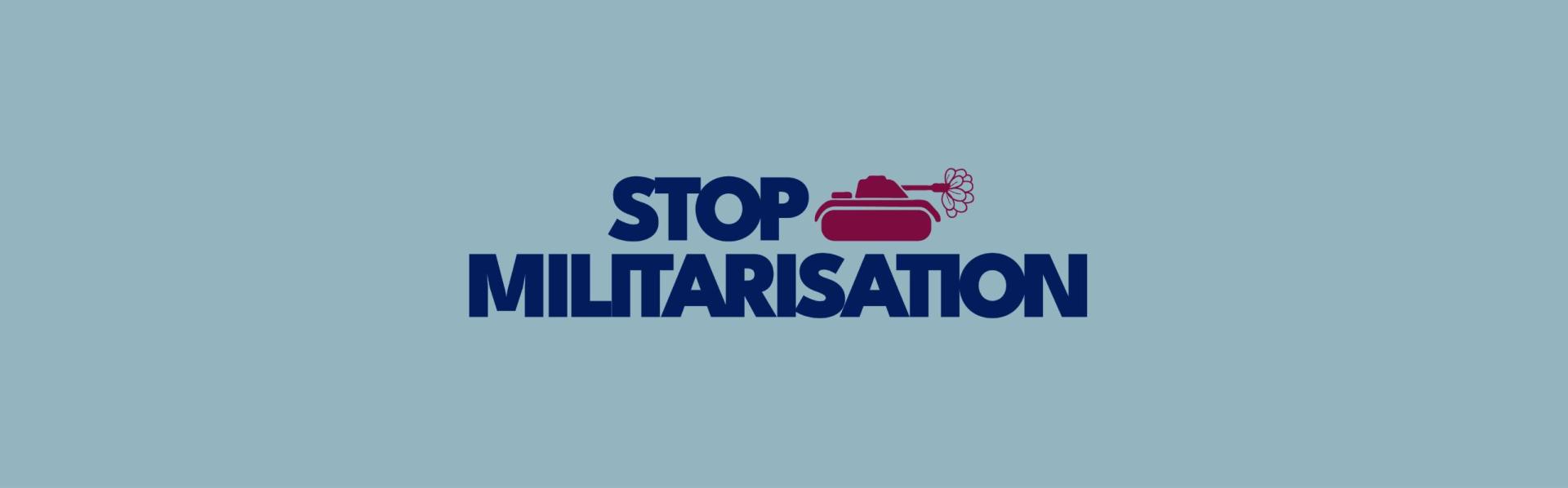 Banner stop militarisering