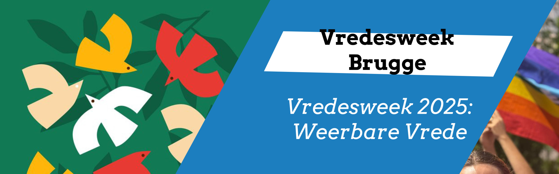 Banner Vredesweek Brugge