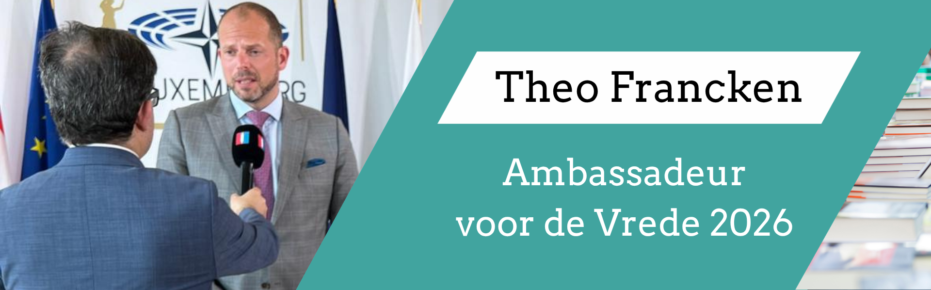 Theo Franken als Ambassadeur voor de Vrede 2026