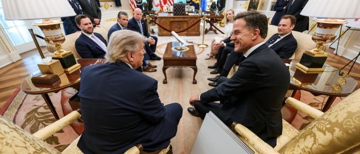 Trump en Rutten in juni 2026