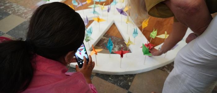 origami in vredesteken