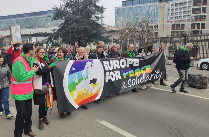 Europe for peace and solidarity-betoging