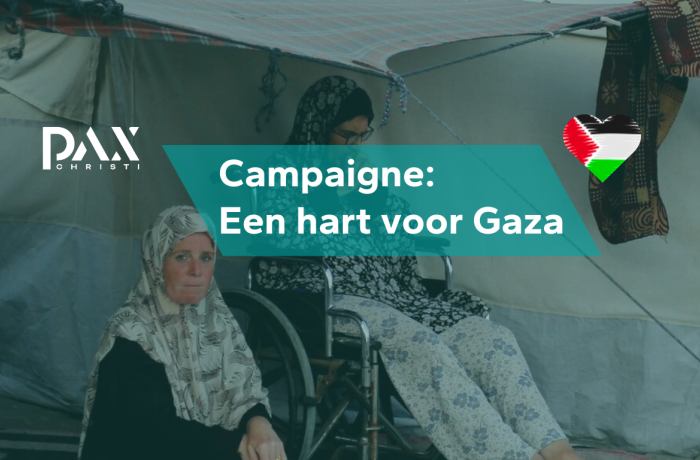 Een hart voor Gaza banner