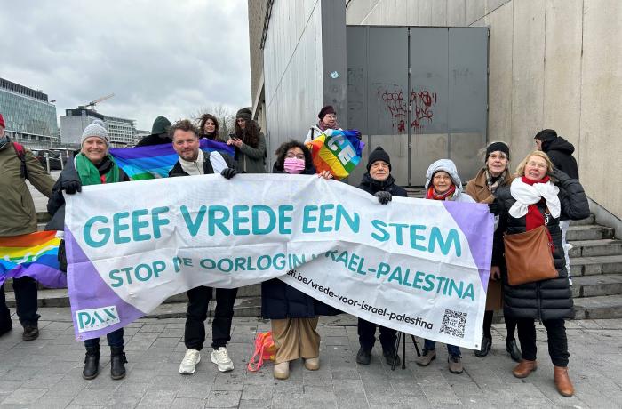 Betoging Vrede voor Palestina januari 2025
