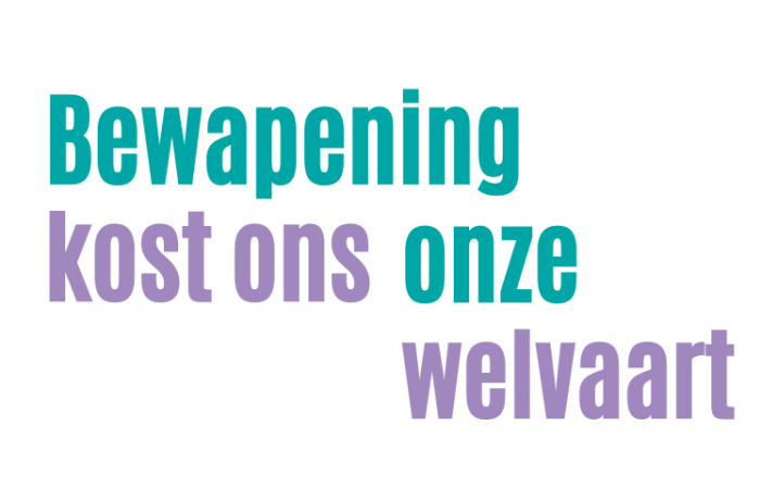 Bewapening kost ons onze welvaart