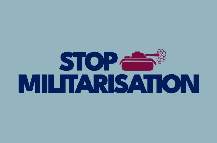 Banner stop militarisering