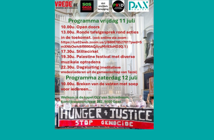 Hongeractie Gent 11 juli 2025