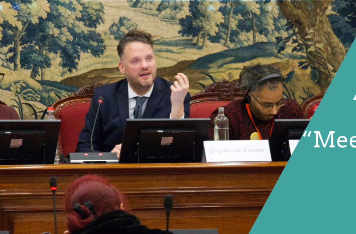 © Lieve Dangreau, tijdens een eerder symposium in de Senaat