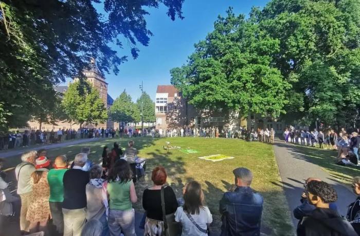 stiltecirkel Nakba Turnhout 2025