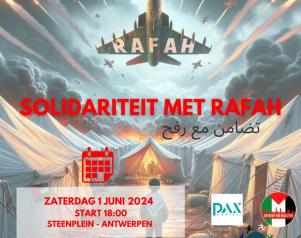 Rafah actie Antwerpen 1 juni