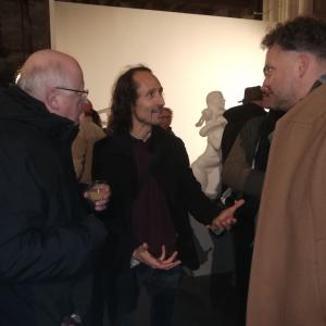  Directeur van Pax Christi Vlaanderen, Orry Van de Wauwer, in gesprek met Bisschop Lode van Gent en Fabio Wuytack