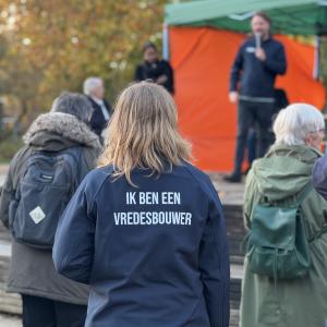 Slotceremonie met Vredesambassadeur 2025 Zuster Jeanne Devos