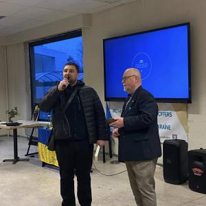 Aleksey en Hubert Oekraïnedag