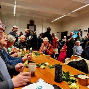 Receptie in kathedraal